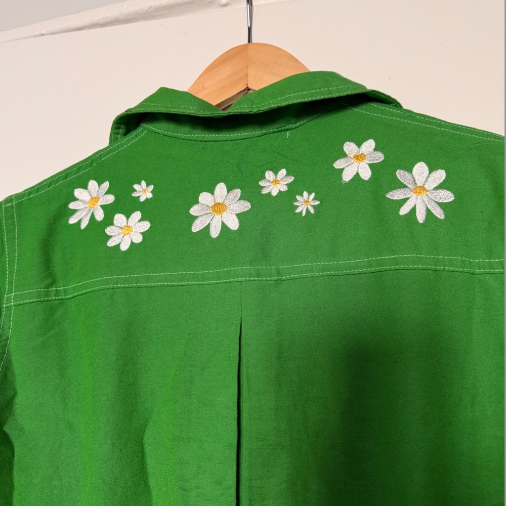Tuesday Bassen / Tuesday of California Diner Dress - Green Daisy - Picture 5 of 5